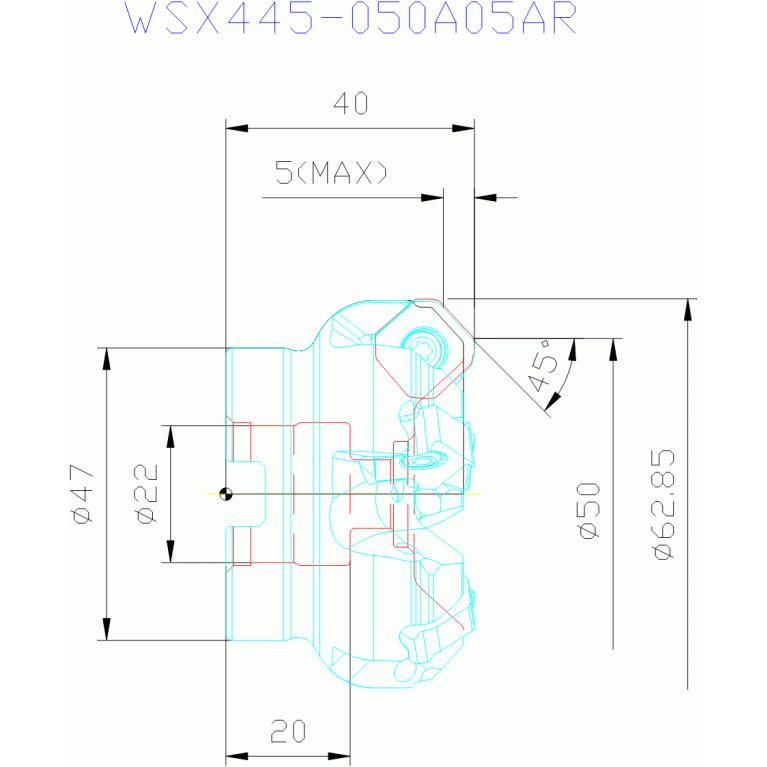 WSX445-050A05AR