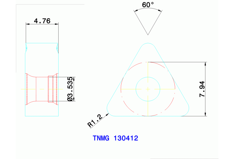 TNMG 130412 TT7015