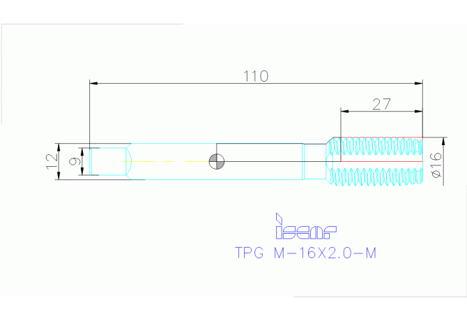 TPG M-16X2.0-M HEST