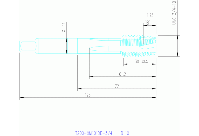 T200-XM101DE-3/4 B150
