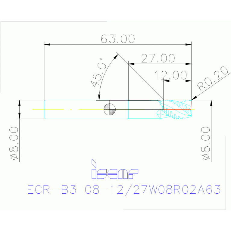 ECR-B3 08-12/27W08R02A63 IC08