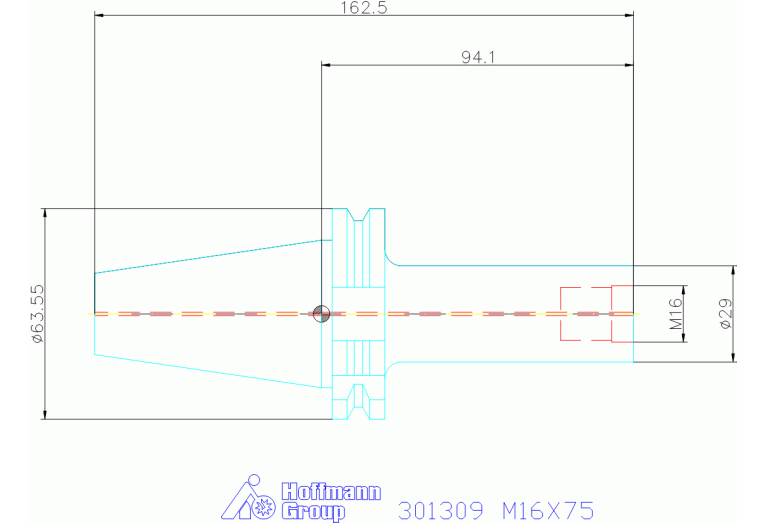 301309 M16X75