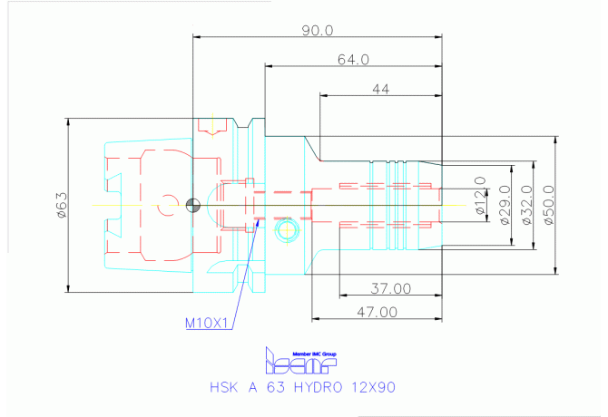 HSK A63 HYDRO 12X90