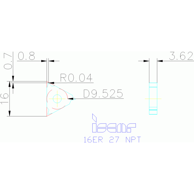 16ER 27 NPT IC250