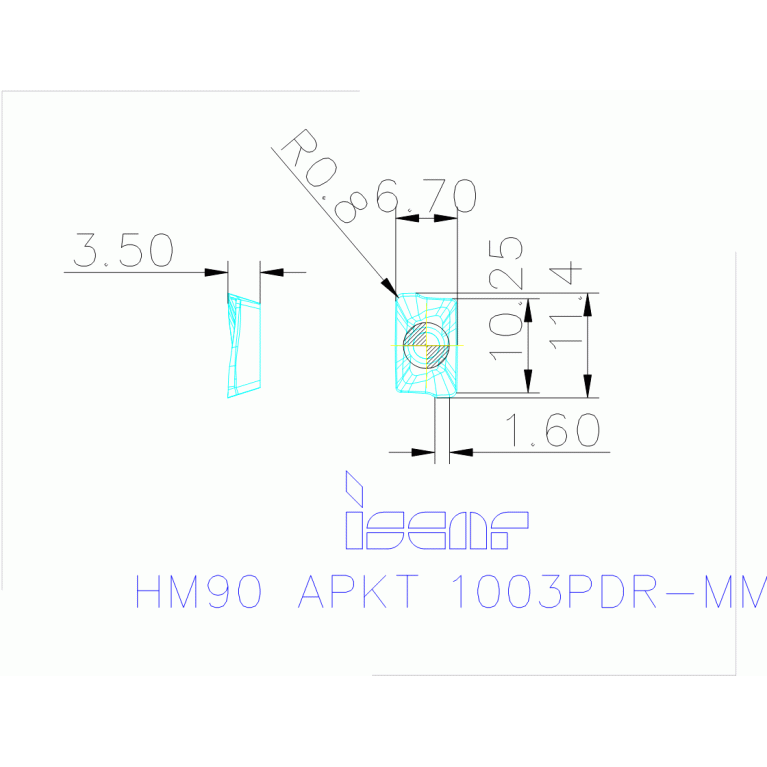 HM90 APKT 1003PDR-MM IC830