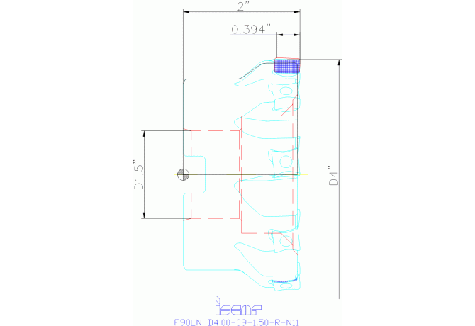 F90LN D4.00-09-1.50-R-N11