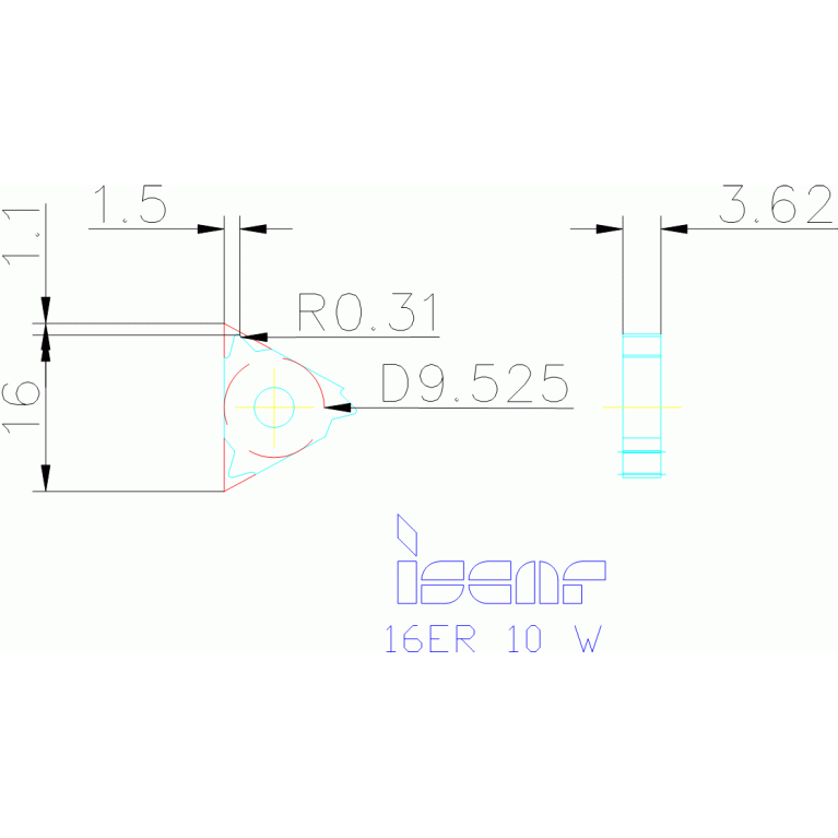 16ER 10 W IC908