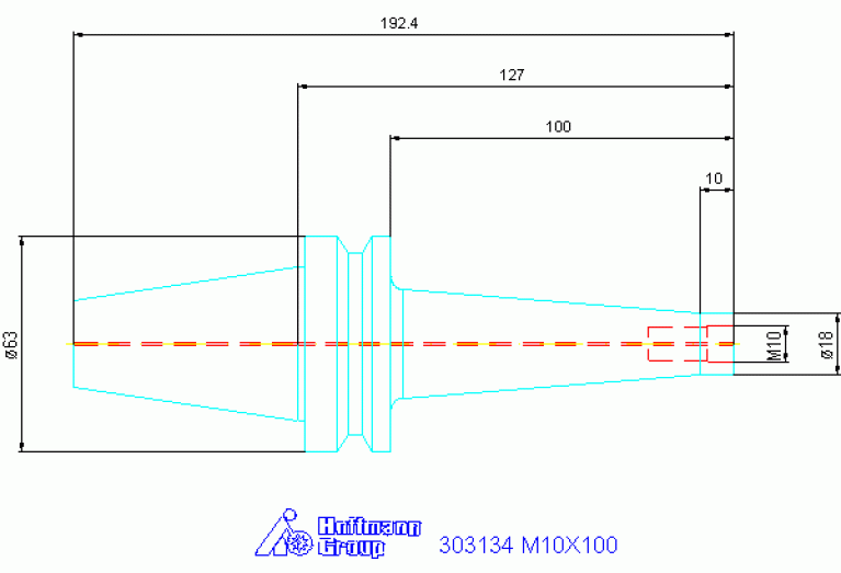 303134 M10X100