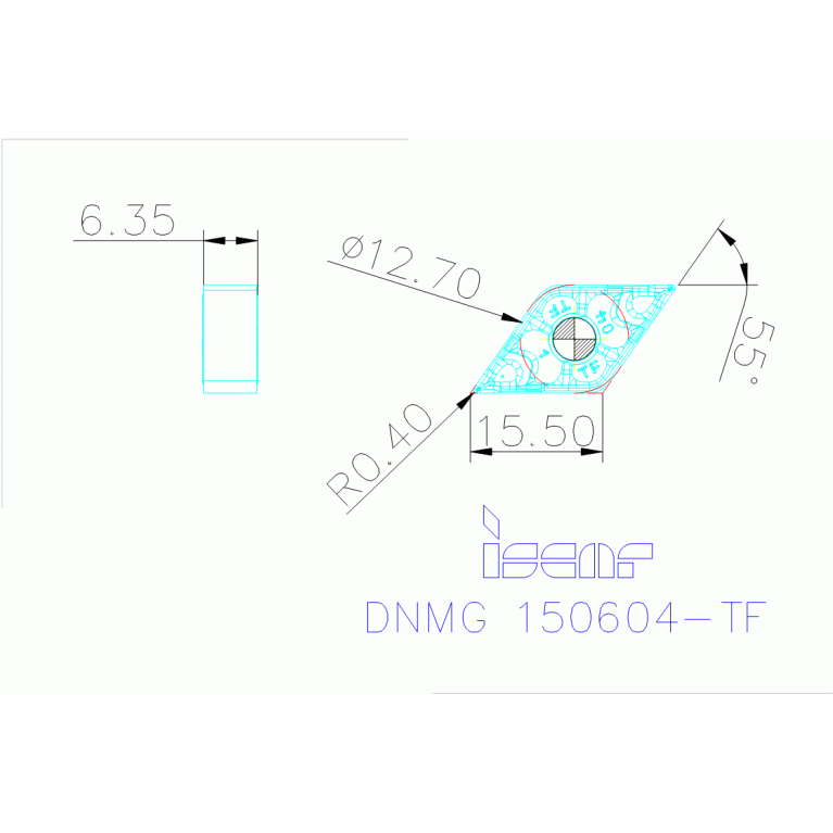 DNMG 150604-TF IC807
