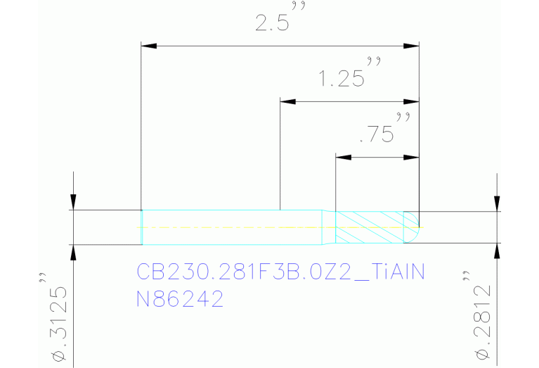 CB230.281F3B.0Z2 TIALN