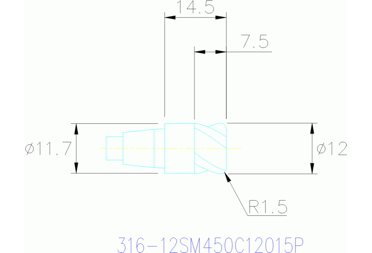 316-12SM450C12015P 1030