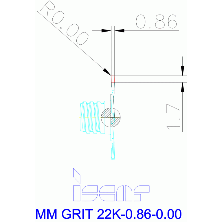 MM GRIT 22K-0.86-0.00 IC528