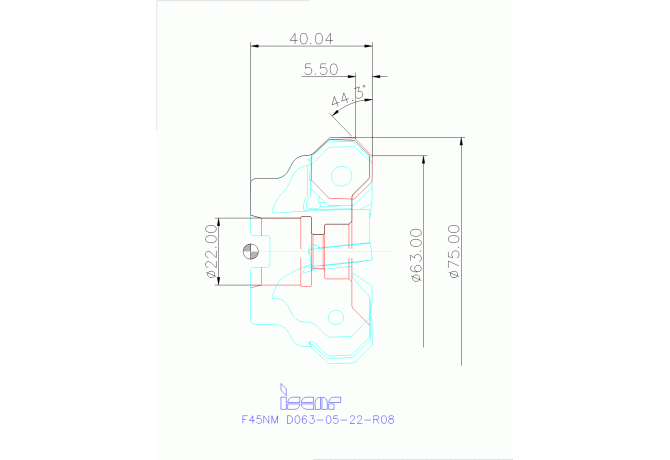 F45NM D063-05-22-R08