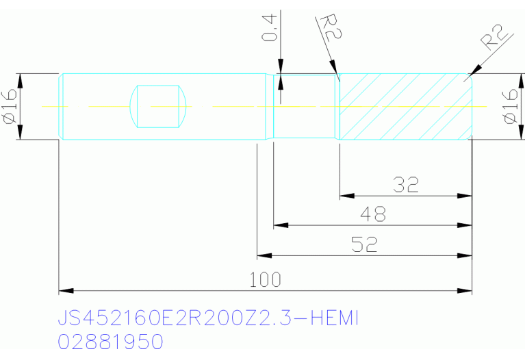 JS452160E2R200Z2.3-HEMI