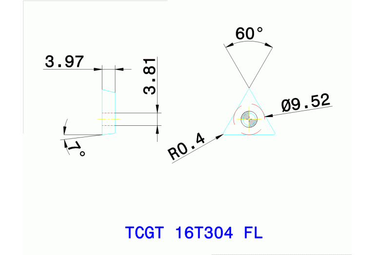 TCGT 16T304 FL K10
