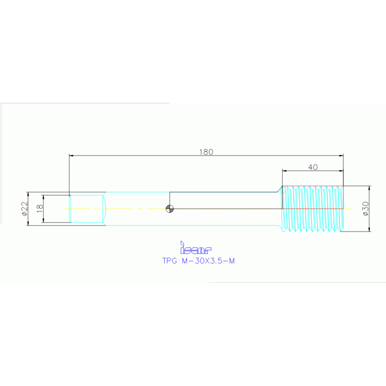 TPG M-30X3.5-M HEST