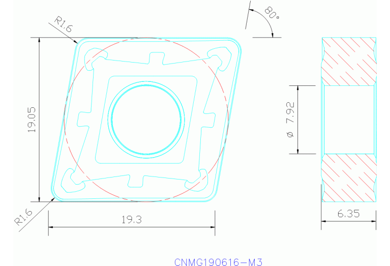 CNMG190616-M3 TP3500