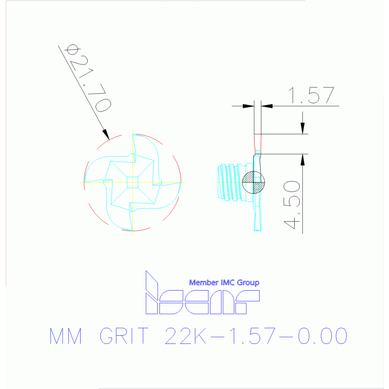 MM GRIT 22K-1.57-0.00 IC528