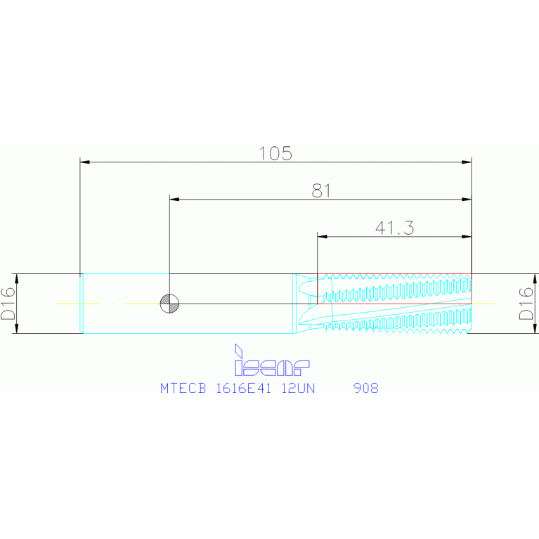 MTECB 1616E41 12UN IC908