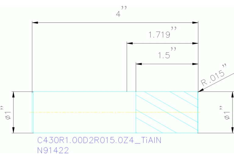C430R1.00D2R015.0Z4 TIALN