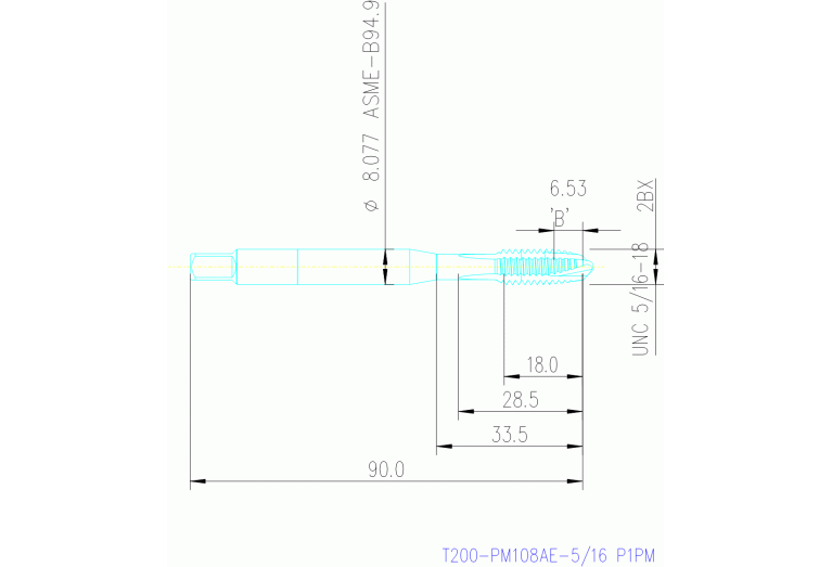 T200-PM108AE-5/16 P1PM