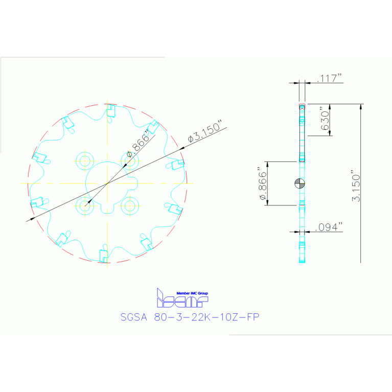 SGSA 80-3-22K-10Z-FP *