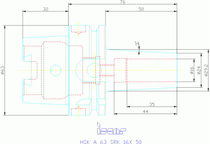 HSK A50 SRKIN6X80*