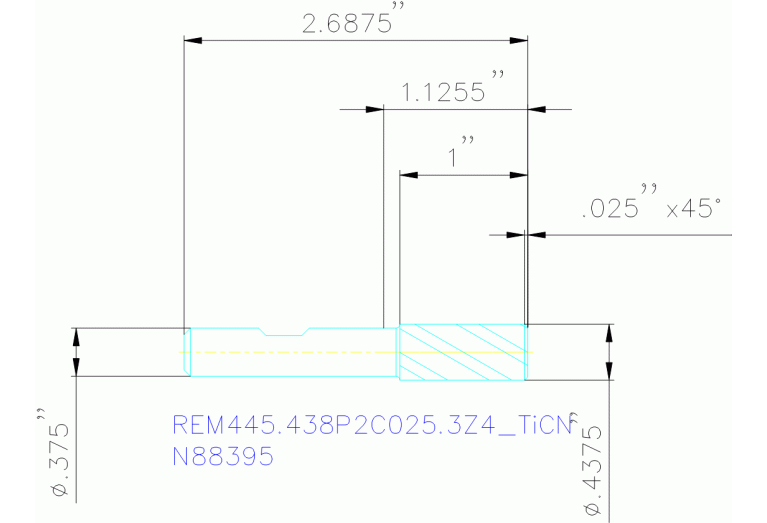 REM445.438P2C025.3Z4 TICN