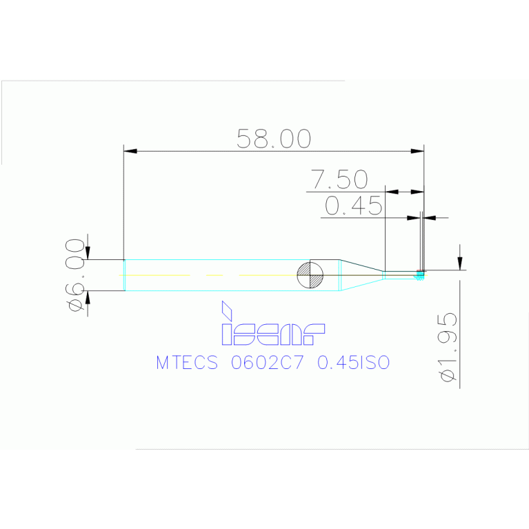 MTECS 0602C7 0.45ISO IC908