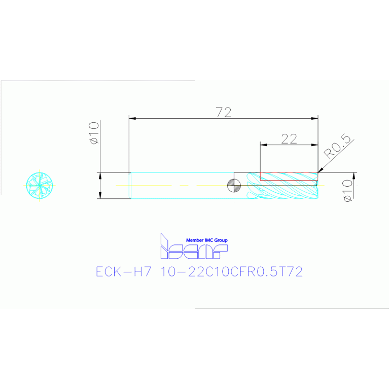 ECK-H7 10-22C10CFR0.5T72 IC900