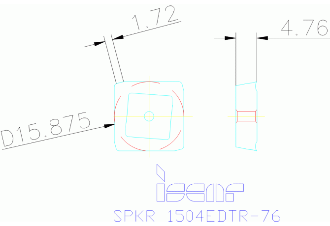 SPKR 1504EDTR-76 IC950