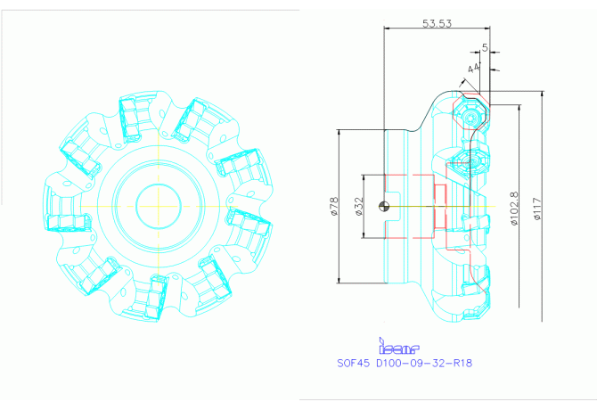 SOF45 D100-09-32-R18