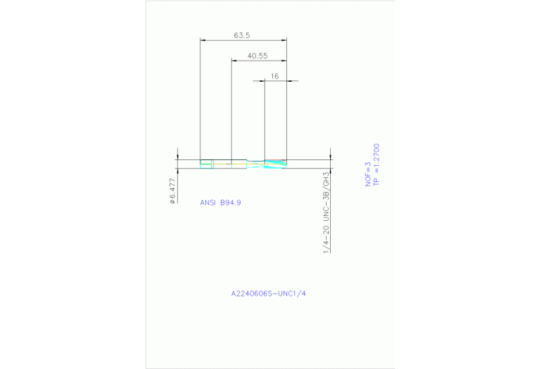 A2240606S-UNC1/4