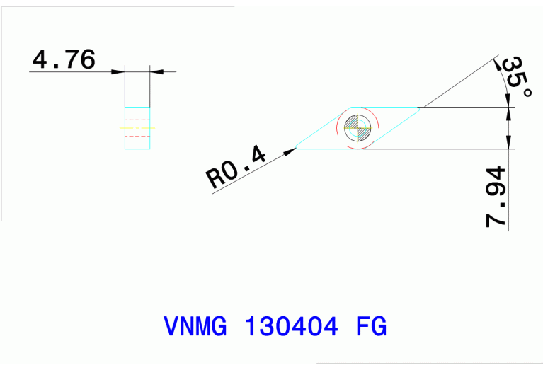 VNMG 130404 FG TT8125