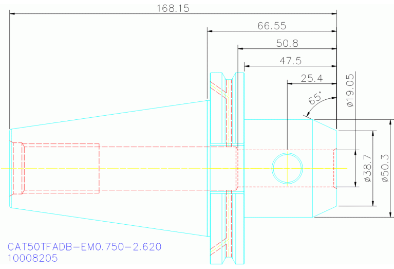 CAT50TFADB-EM0.750-2.620