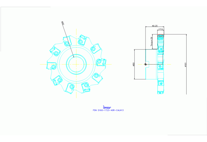 FDN D160-1723-40R-CALN13
