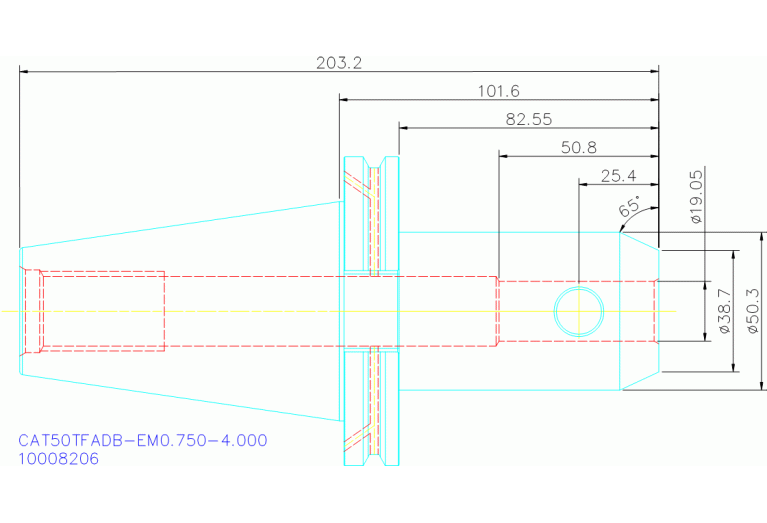 CAT50TFADB-EM0.750-4.000