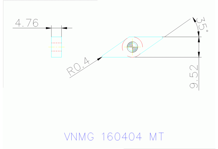 VNMG 160404 MT TT7025