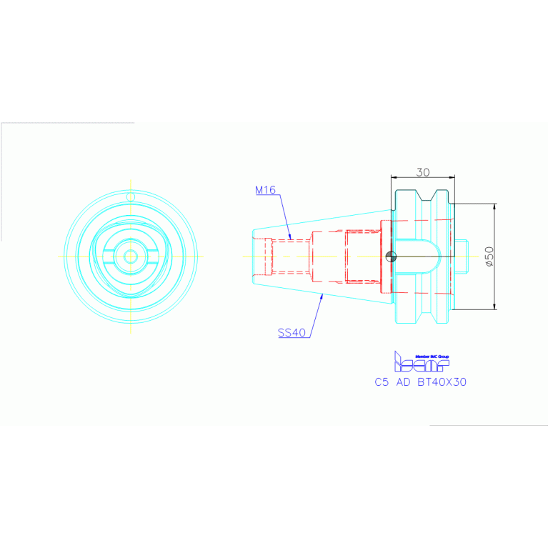 C5 AD BT40X30