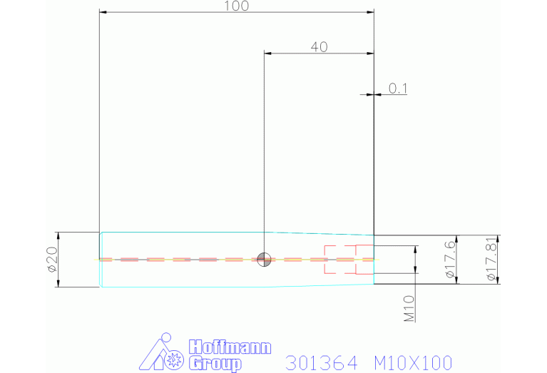 301364 M10X100