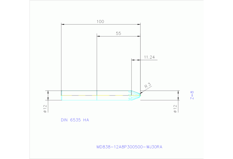 MD838-12A8P300500-WJ30RA