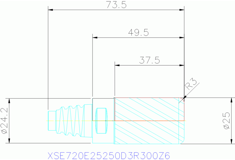 XSE720E25250D3R300Z6 HXT