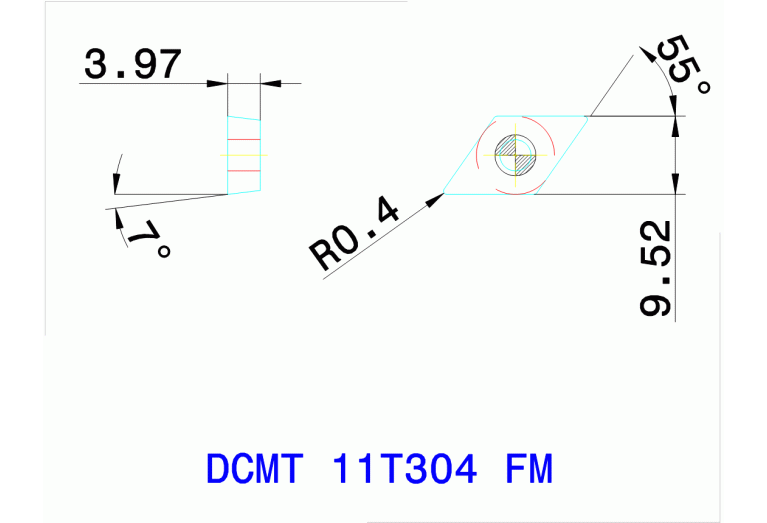 DCMT 11T304 FM TT8115
