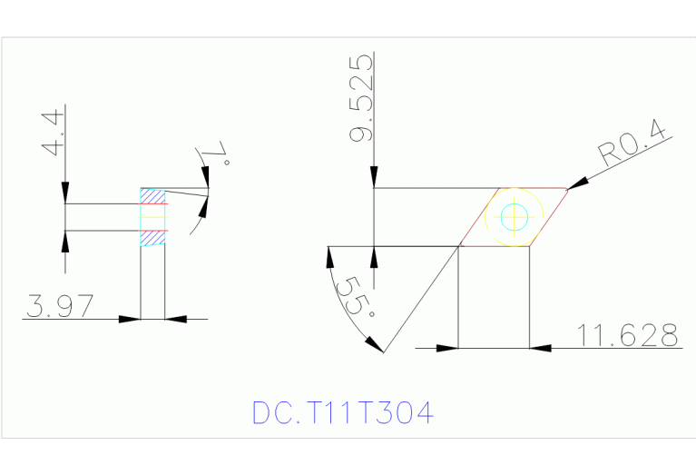 DCMT11T304-MP4 WEP10C