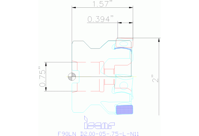 F90LN D2.00-05-.75-L-N11