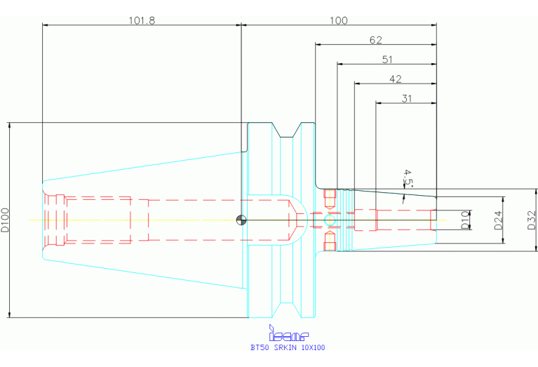 BT50 SRKIN 10X100