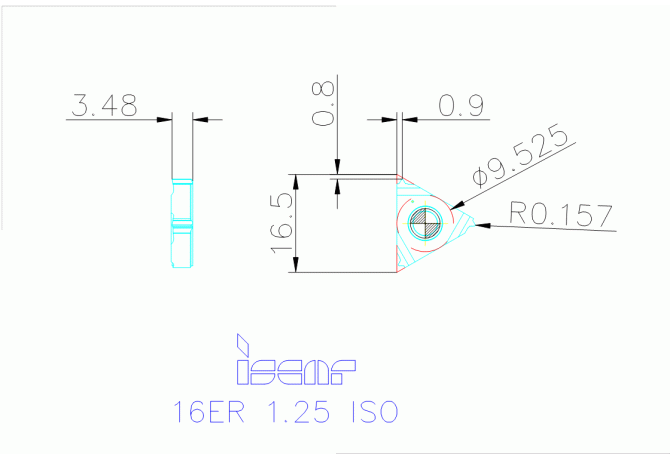 16ER 1.25 ISO IC50M