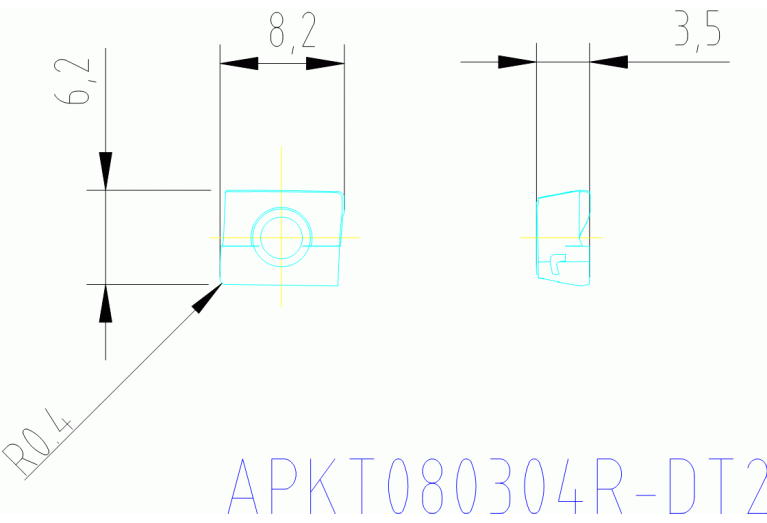 APKT080304R-DT2 IN90D