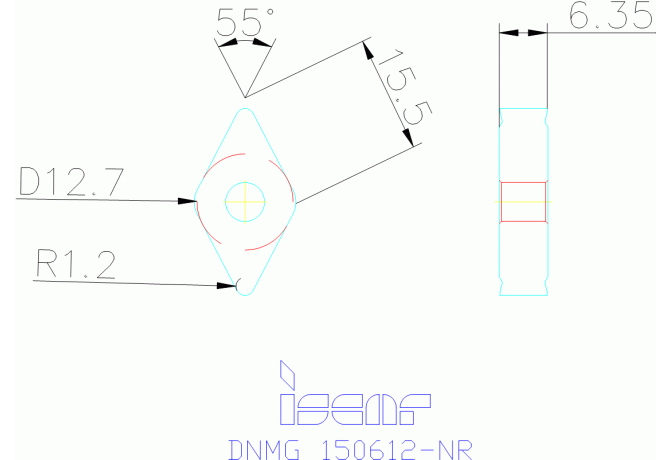 DNMG 150612-NR IC8150