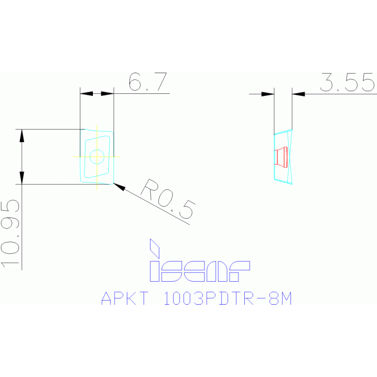 APKT 1003PDTR-8M IC50M